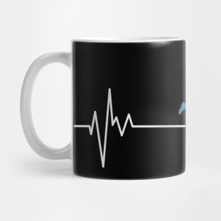 Heartbeat Running Funny Mug